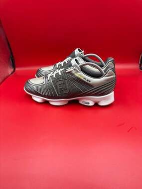 FootJoy FJ HyperFlex FTF 2.0 Silver Grey Mesh Spiked Golf Shoes 51036 Men's Size